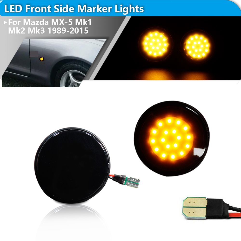 2pcs iJDM LED Front Side Marke - Signal Panel Orange review and price