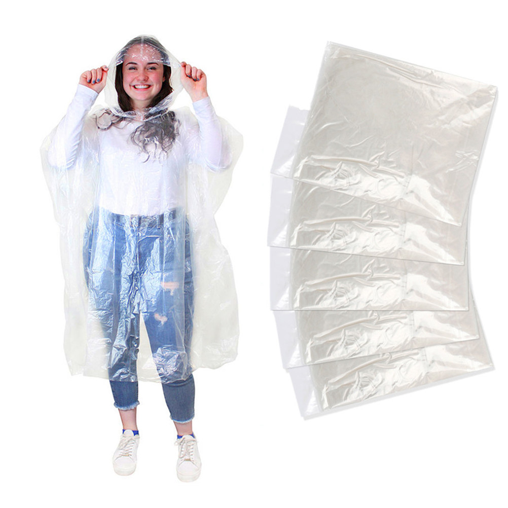 10Pcs Adult Disposable Raincoa - Emergency Poncho Rain review and price